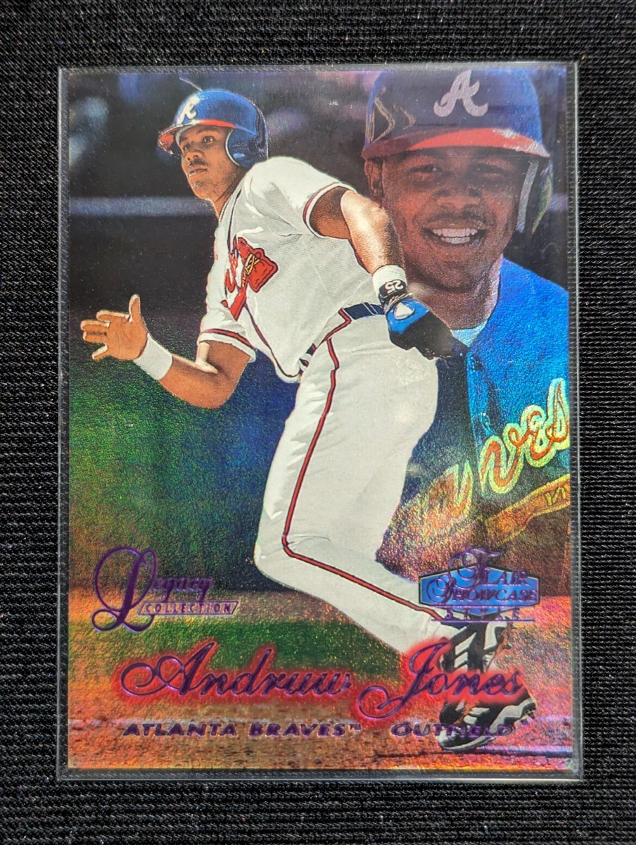 1998 Flair Showcase Legacy Collection Masterpieces Row 2 Andruw Jones アンドリュー・ジョーンズ MLB_画像1