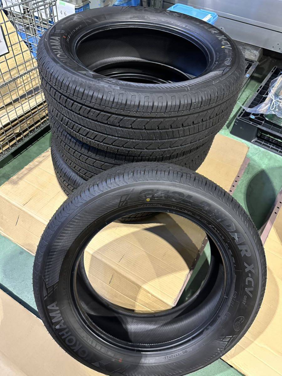 ☆新車外し☆ レクサス LX 600 純正 4本 265/55R20 ヨコハマ ジオランダー GEOLANDAR X-CV G057 300 ランクル 300 200 2023年 送料無料！！_画像1