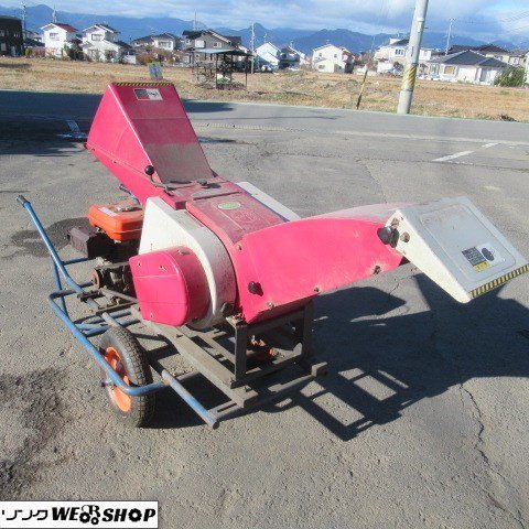 1円 長野 ★直接引取限定★ オータケ 裁断機 K-20FB 歩行型 6馬力 部品取り パーツ リコイル ガソリン カッター 藁 ワラ ジャンク品_画像1