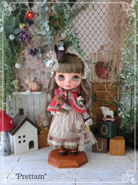 *Prettam*カスタムブライス＊*Sweet Lolita × Little Red Riding Hood Style.・＊*._画像8