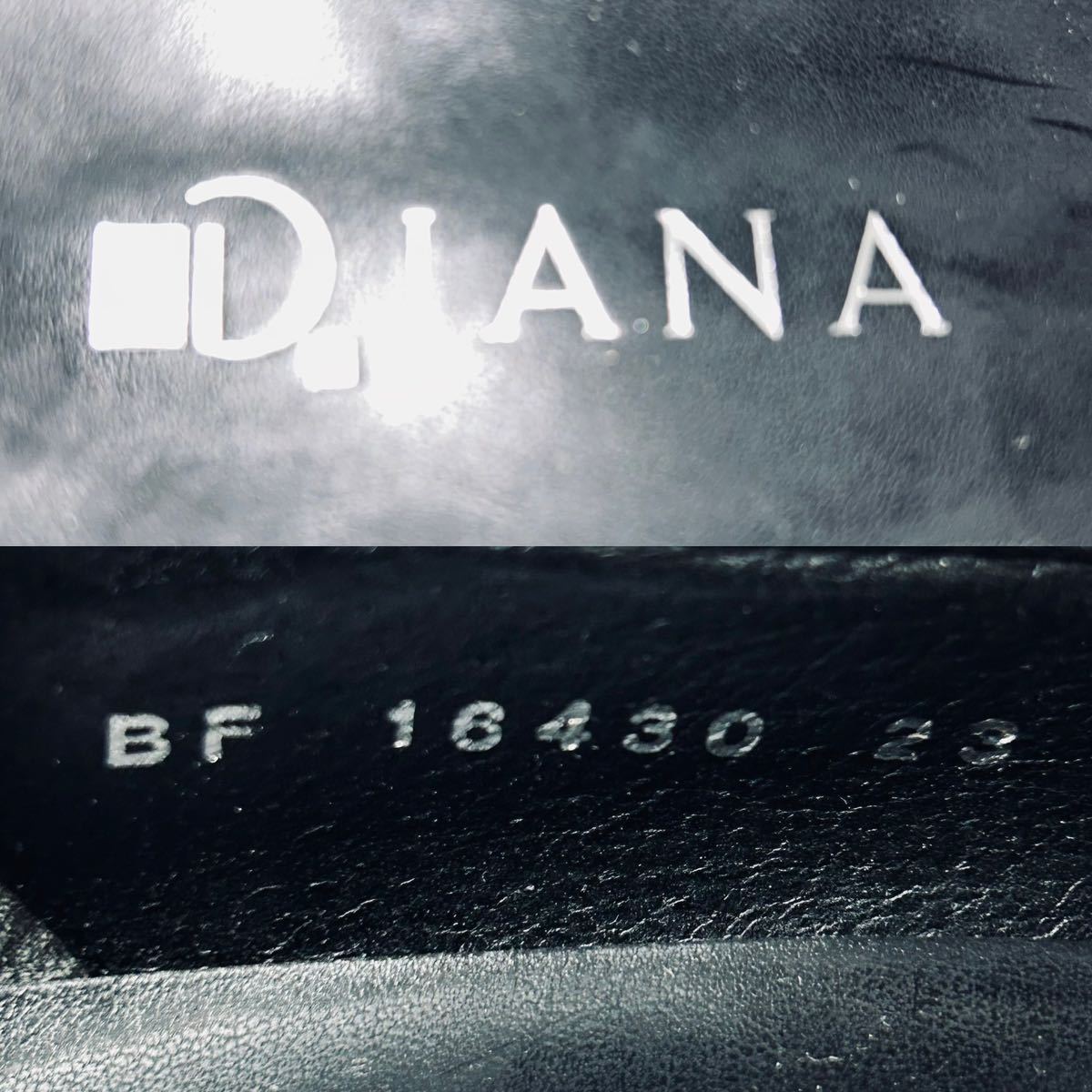 【美品】DIANA ダイアナ ヒールパンプス レザー 23cm ブラック ＊CI_画像10