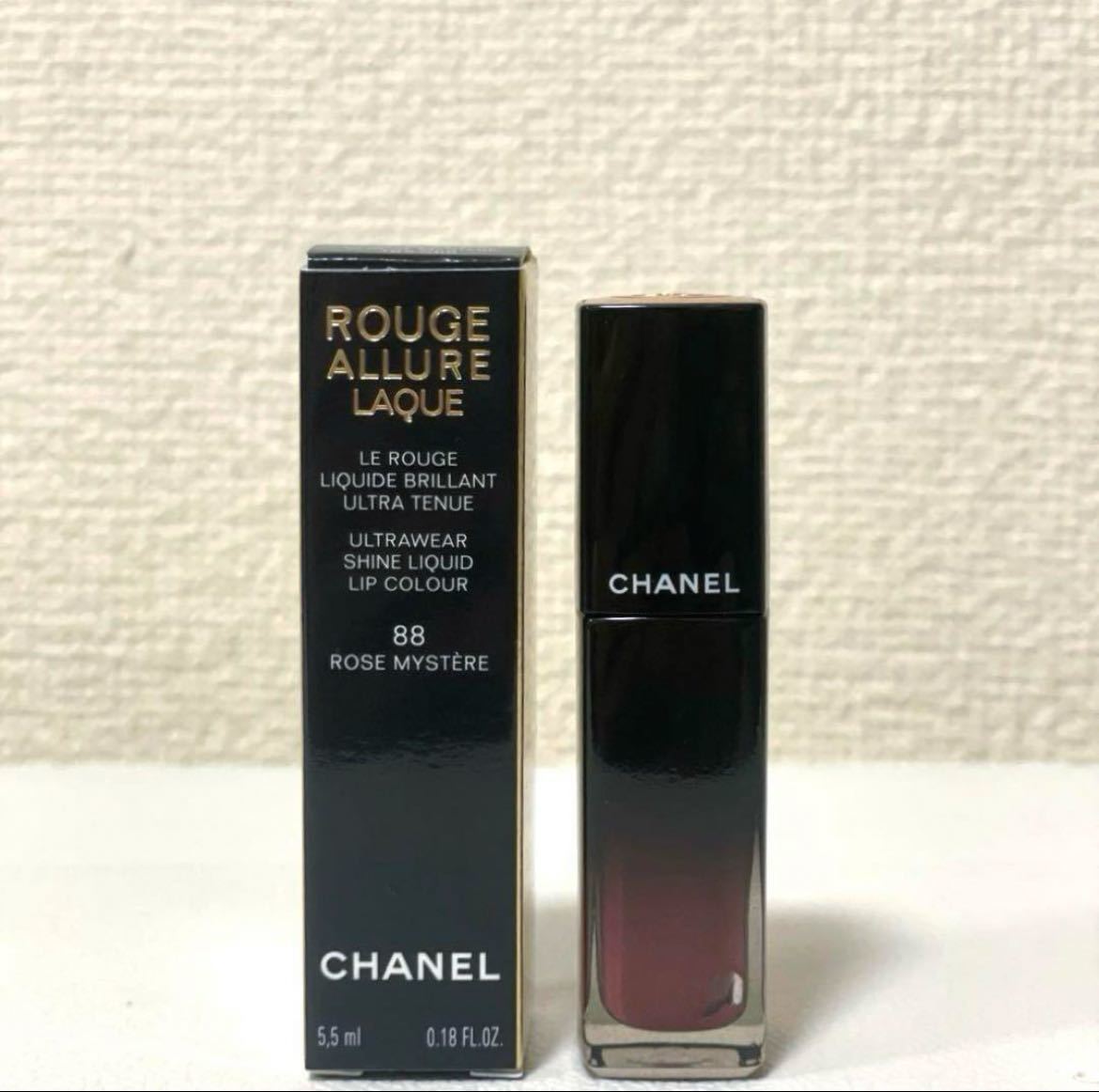 ほぼ新品シャネルCHANELルージュアリュールラック88ローズミステール限定色リップティント口紅デパコス化粧品ハイブランドjennieジェニ