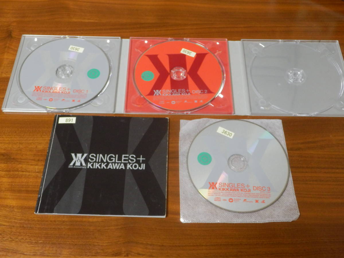 吉川晃司 CD3枚組ベストアルバム「SINGLES＋」30周年記念コンプリート シングル コレクション_画像3
