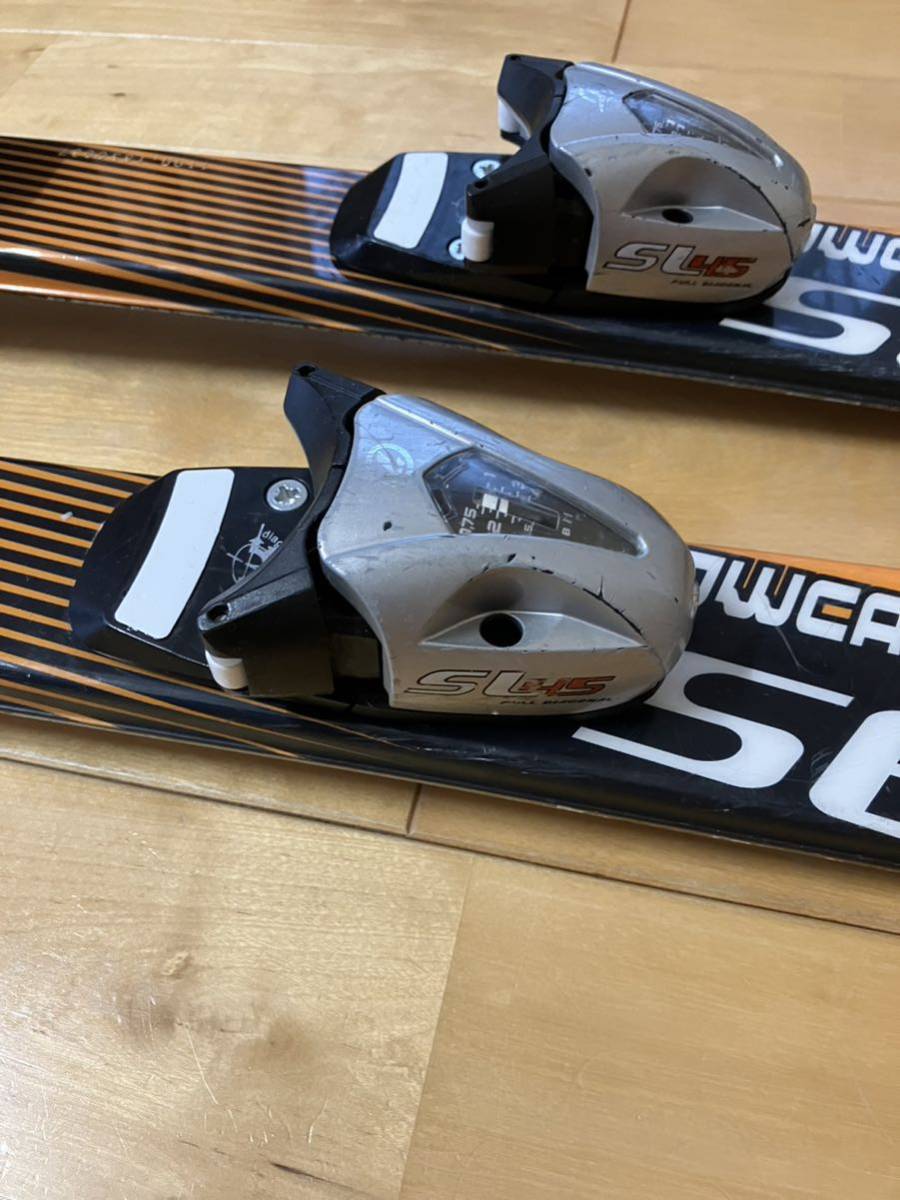 キッズスキー SNOWCARVING SCV 110cm S600R ビンディング付 スキー板 ストック付 スノーカービング オマケ！スキー専用発送袋当方負担_画像6