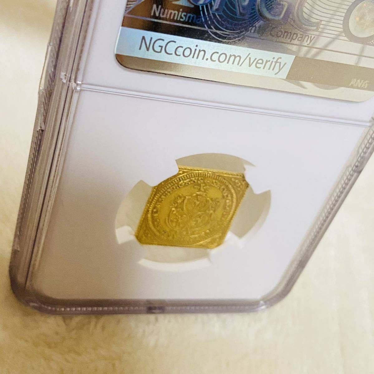 【1円スタート】 1700年 ラムダカット 金貨 クリッペ アンティークコイン ニュルンベルグ NGC アンティークコイン PCGS_画像8