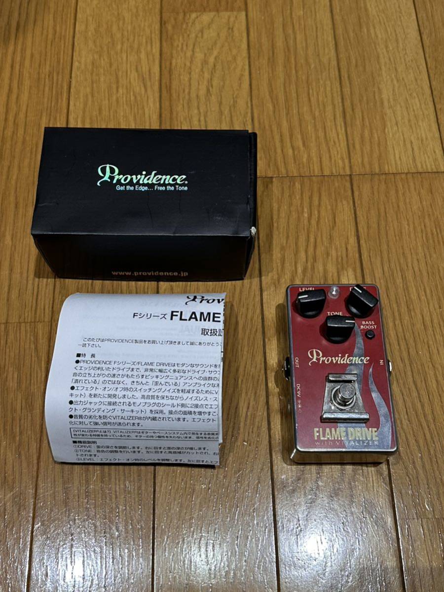 【中古】Providence FLAME DRIVE FDR-1エフェクター OD ディストーション_画像3