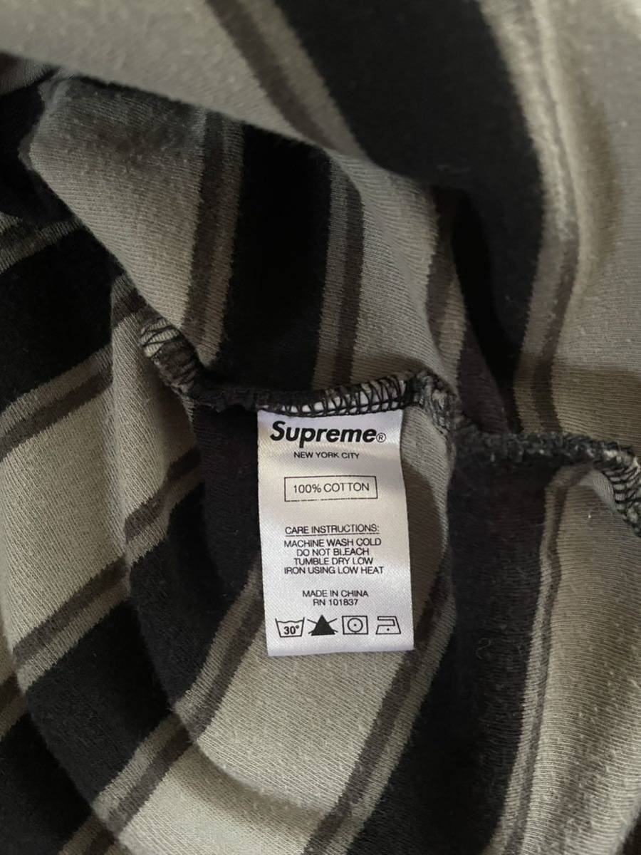 Supreme シュプリーム ストライプ ポロ ボーダー M 黒 野村訓市 Supreme シュプリーム ストライプ ポロ ボーダー M 黒 野村訓市