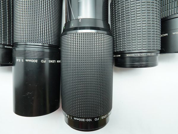 ★キヤノン 純正MFレンズなど★LENS FD/FL/Tokina/COSINA/TAMRON/SIGMA/OSAWA/ 等 計:35点まとめ【ジャンク品】29160_画像3