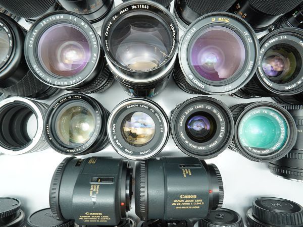 ★キヤノン 純正MFレンズなど★LENS FD/AC/Kenko/TAMRON/SIGMA/COSINA/ 等 計:35点まとめ【ジャンク品】29227_画像6