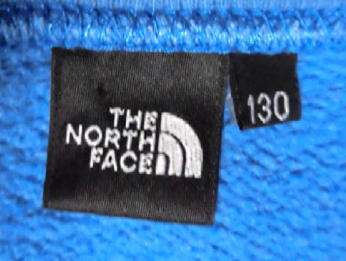 THE NORTH FACE ザ ノース フェイス キッズ ジュニア ユース 子供用 スウェット トレーナー 裏起毛 国内正規品 BLU 130 USED 良品_画像5
