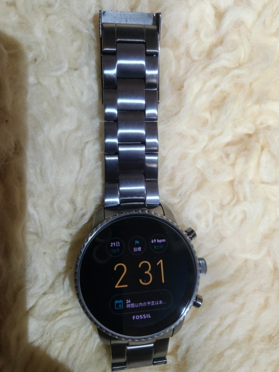 スマートウォッチ Fossil 腕時計 Watch GPS　脈拍数_画像3