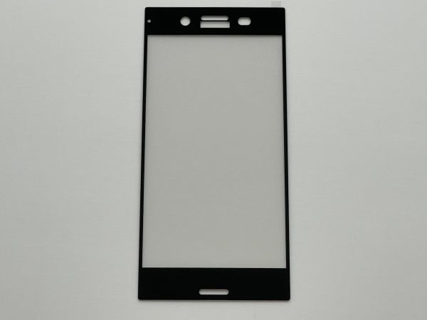 Xperia XZ Premium SO-04J 9H 0.26mm 枠黒色 強化ガラス 液晶保護フィルム 2.5D K298の画像2