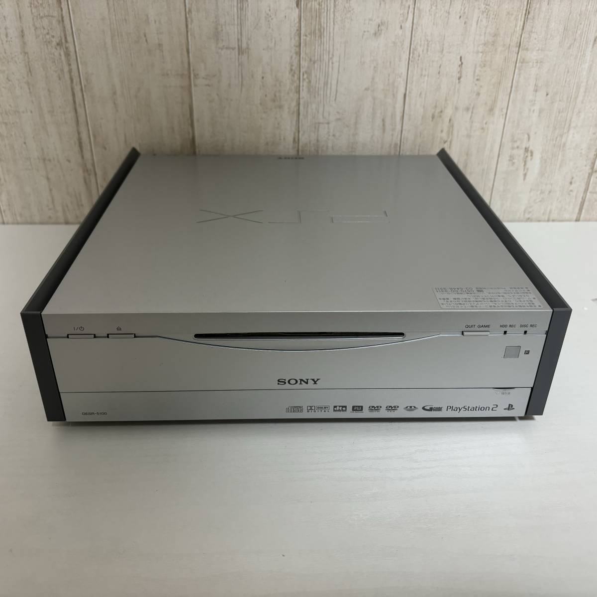 SONY ソニー PSX PlayStation2 プレイステーション2 PS2 プレステ2 DESR-5100 160GB ジャンク　箱　付属品　説明書_画像2