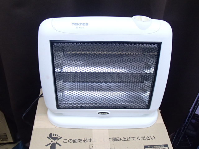 ＃54998【中古品】TEKNOS テクノス 電気ストーブ ES-K817 電気ヒーター 暖房器具 09年製_画像1