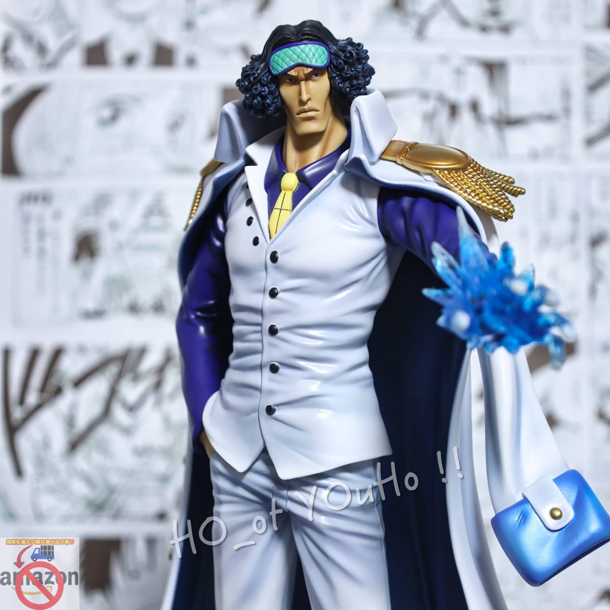 在庫処分 ONEPIECE ワンピース フィギュア 海軍本部大将 青キジ クザン 1/8スケール Brain Hole スタジオ GK完成品 POP.O.P