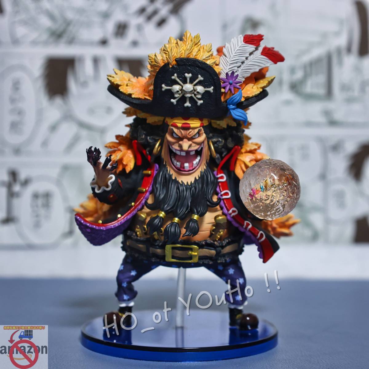 国内即日発送 ONEPIECE ワンピース フィギュア 四皇 黒ひげ マーシャル・D・ティーチ League スタジオ GK完成品 POP P.O.P_画像1