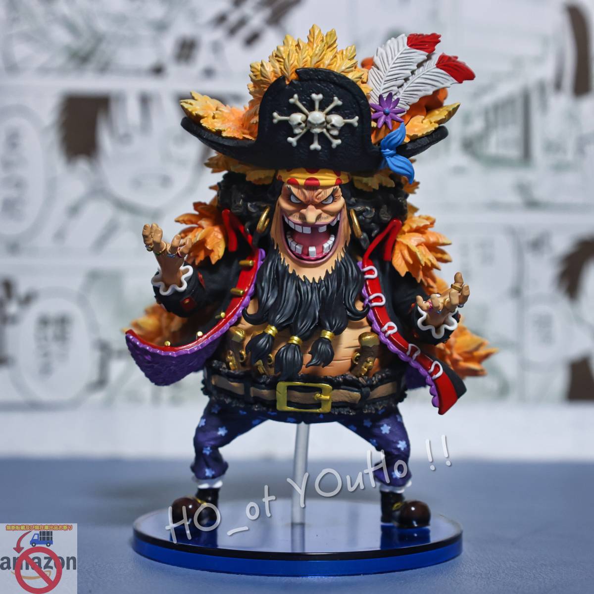 国内即日発送 ONEPIECE ワンピース フィギュア 四皇 黒ひげ マーシャル・D・ティーチ League スタジオ GK完成品 POP P.O.P_画像2