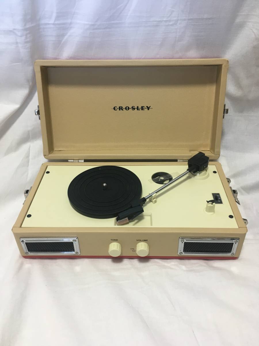 レトロ　Crosley CR40 レコードプレーヤー　未使用_画像4