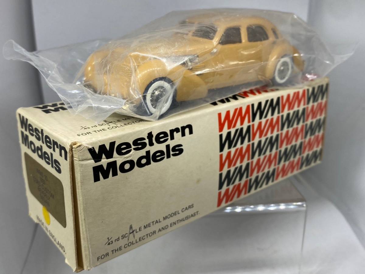 Western Models WMS 1/43 10 1937 CORD CUSTOM BEVERLY SEDAN code Beverly sedan ENGLAND