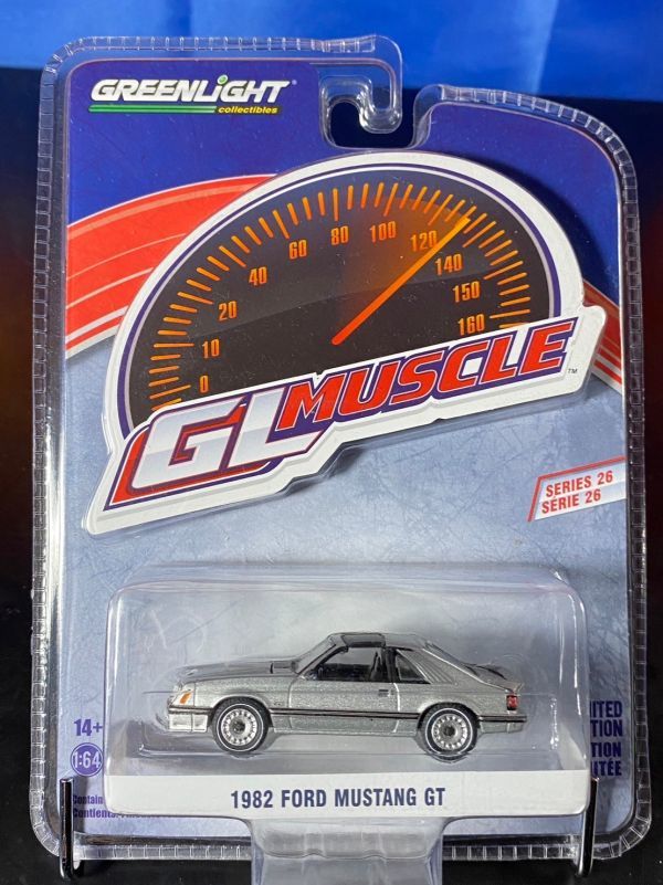 GREENLIGHT グリーンライト 1/64 GL MUSCLE 1982 82 FORD MUSTANG GT フォード マスタング_画像2