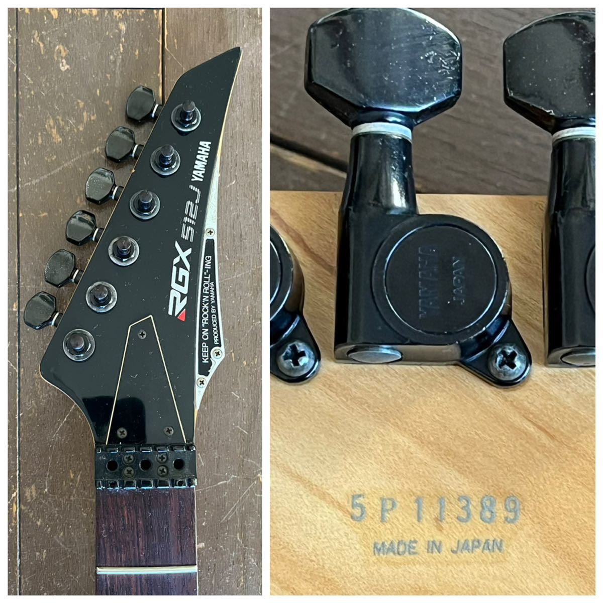 【日本製】YAMAHA RGX512J★EMGセレクトSSH★コイルタップ★GOTOH★ケース付★ジャンク_画像7