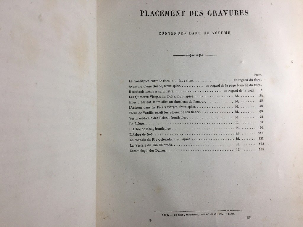 ｗ△6 洋書 LES PAPILLONS 2 パピヨン アメデ・ヴァラン挿絵本 1852年 Gabriel de Gonet フランス 古書/ C04の画像7