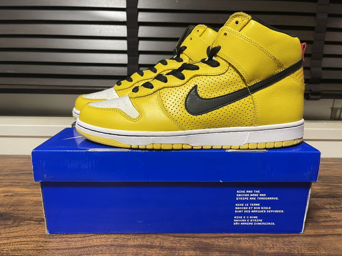 2009年製 デッドストック NIKE DUNK HIGH PREMIUM SB WET FLOOR 313171-701 US10.5 JP28.5 ダンク travis jordan supreme FRAGMENT_画像3