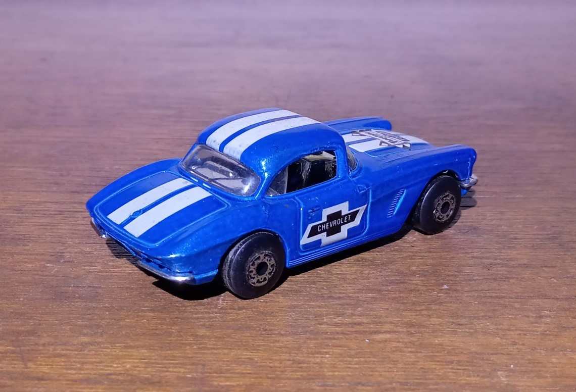 ミニカー / MATCHBOX マッチボックス 1962 CORVETTE コルベット マカオ 1982 ミニチュア 昭和 レトロ 当時物 so2 tat_画像2