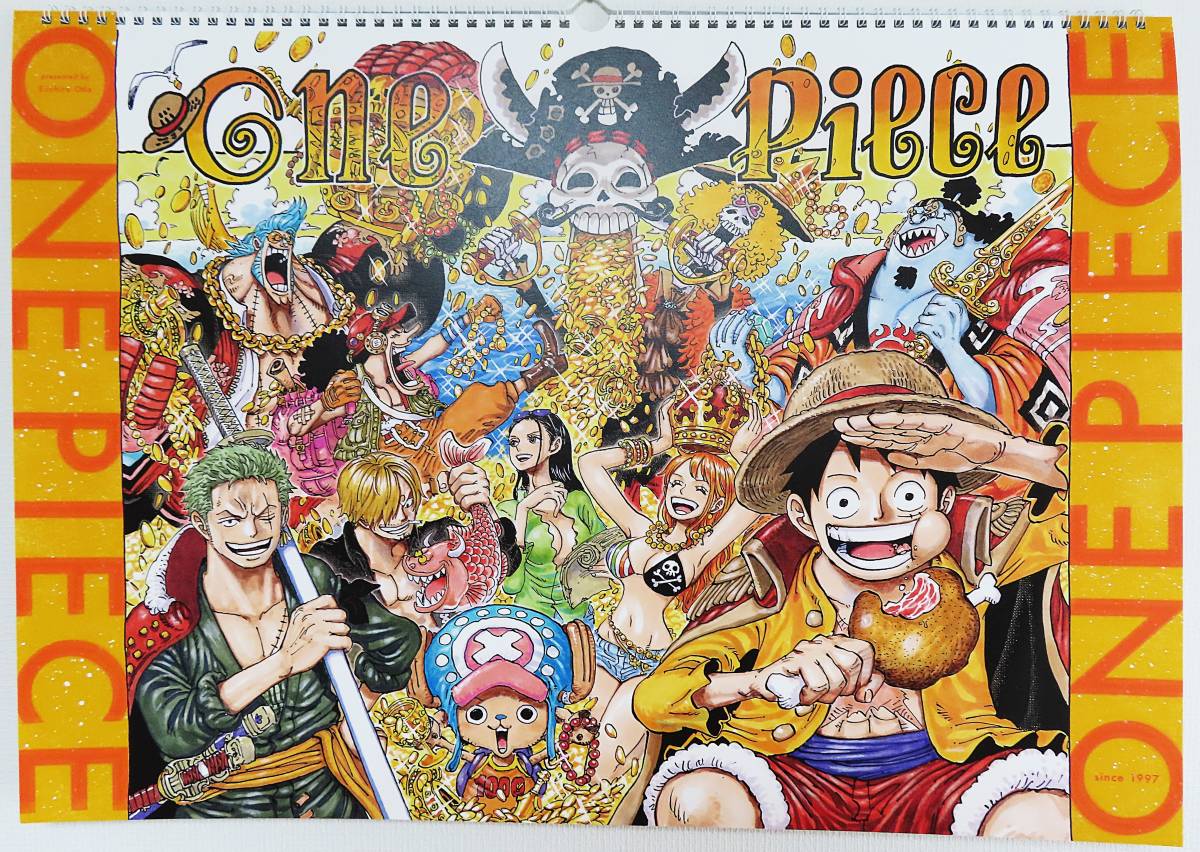 【美品】『ONE PIECE／ワンピース 壁掛けカレンダー2022（特製スケジュール帳付き）』集英社コミックカレンダー◆送料1230～_画像2