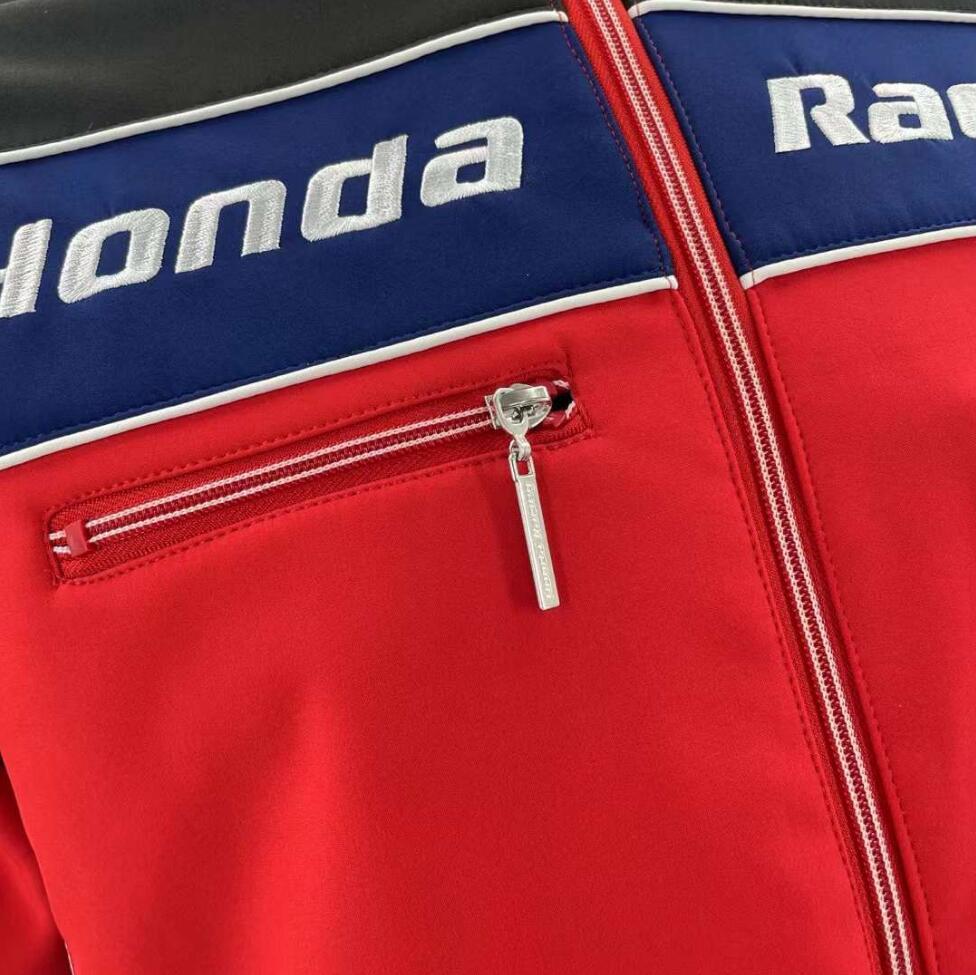 秋冬 正規品 新品 HONDA本田 MotoGP 刺繍加工 裏起毛 ナイロン ジャケット 簡易防水_画像6