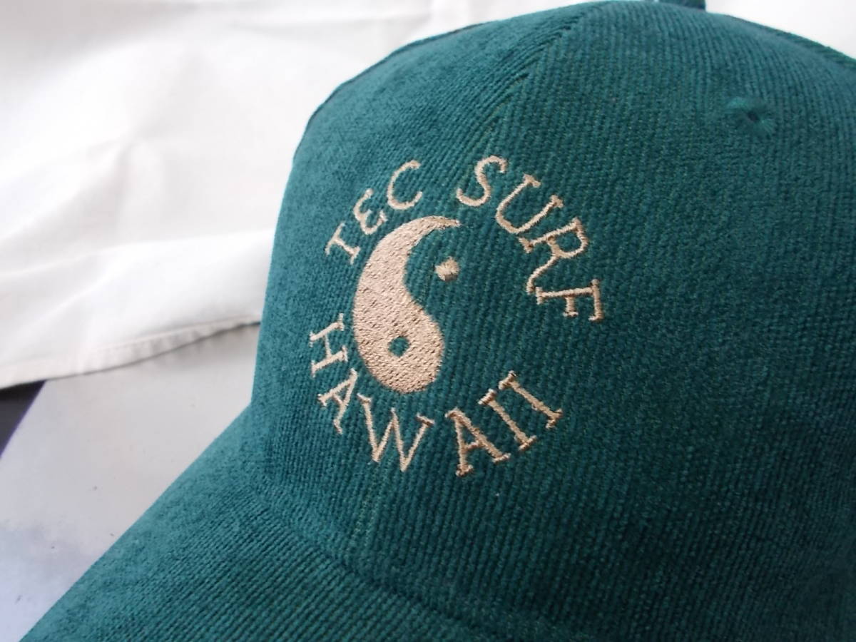 T&C SURF DESIGNS Hawaii タウンアンドカントリー 帽子 キャップ CAP 緑色 グリーン 57～59cm コーデュロイ素材で お洒落_画像2