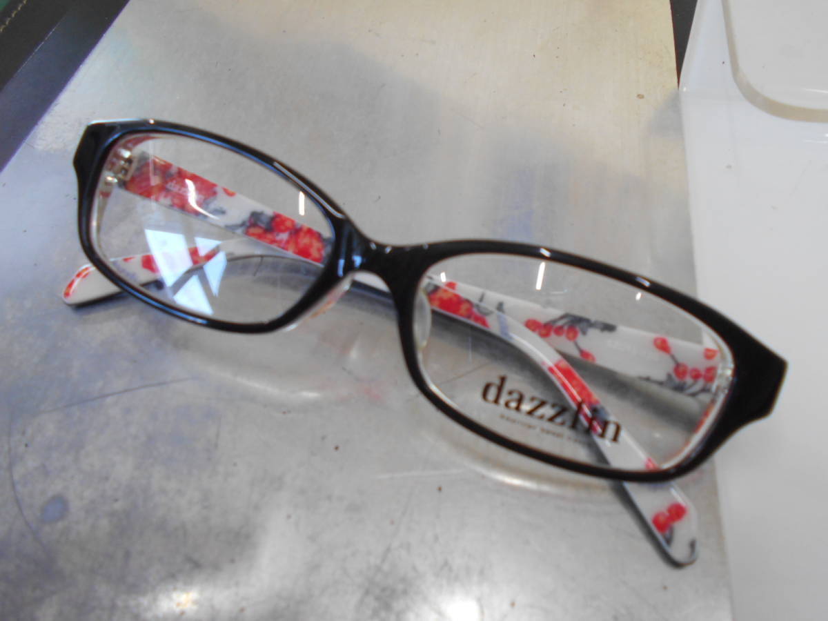ダズリン dazzlin 眼鏡フレーム DZF-2516-1 花柄がかわいいです！ お洒落_画像1