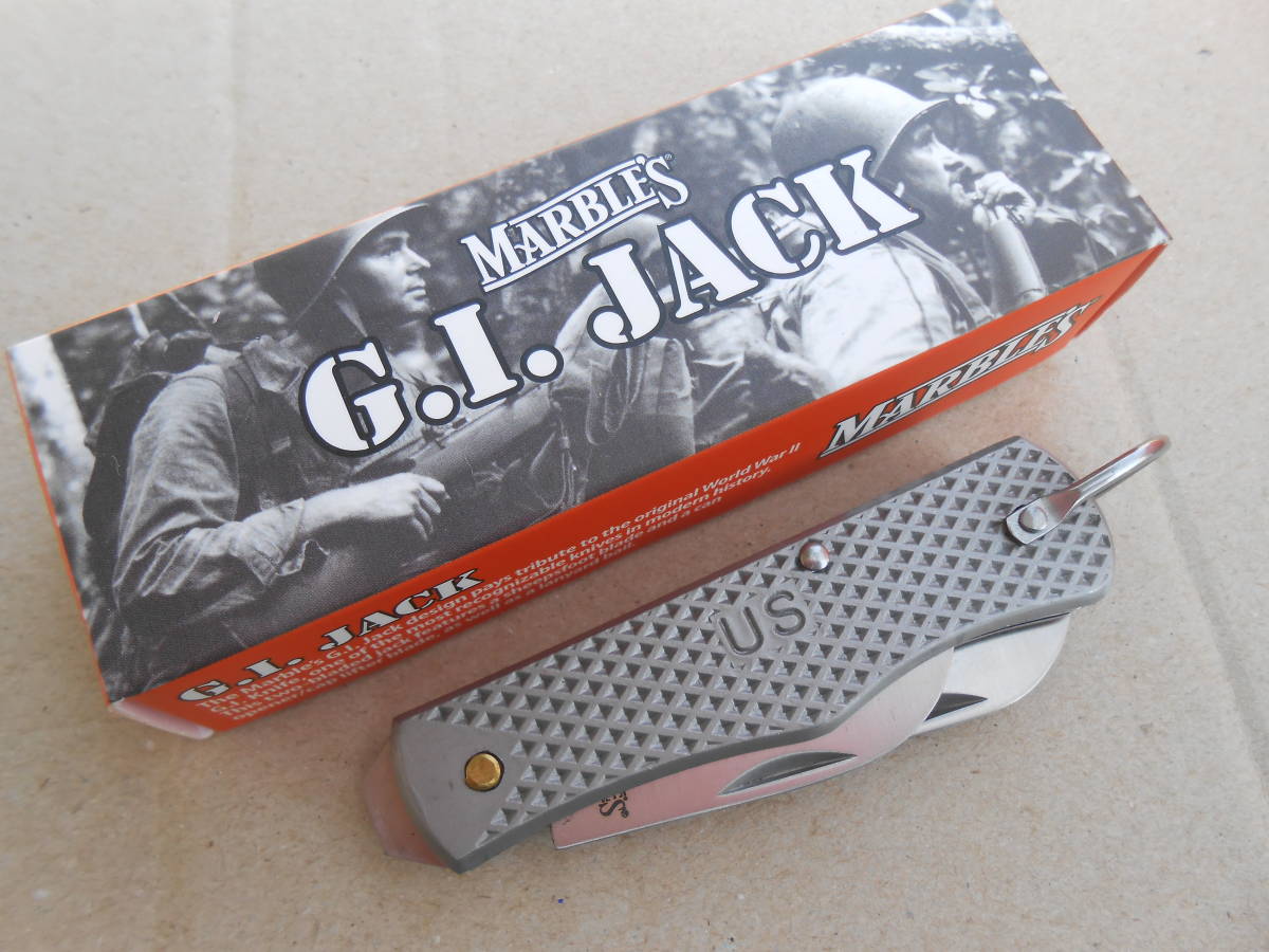 598☆MARBLE'S GI JACK FOLDER. 缶切り.栓抜き☆マープルス G.I ツール.ミリタリー.アメリカ軍.ネイビー_画像1