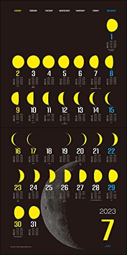 2023年カレンダー 月齢 月の満ち欠けカレンダー (誠文堂新光社カレンダー)_画像3