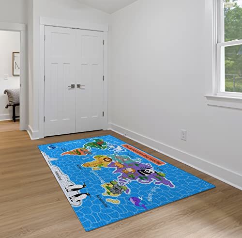 Aicvhin Kids rug carpet * mat playing mat child 100*150cm dinosaur pattern cat. astronaut Unicorn pattern 