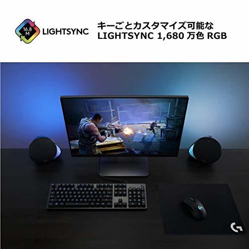 Logicool G ゲーミングキーボード G512-TC ブラック メカニカルキーボード タクタイル 日本語配列 LI_画像8
