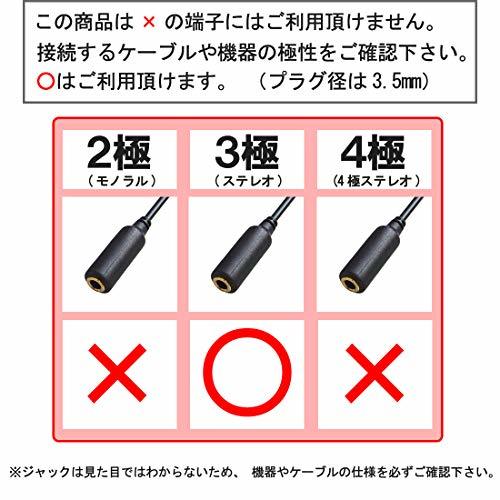 ダイナミック密閉型 カナル型 ステレオ 片耳 イヤホン 1m (ブラック) ラジオ用 3.5mm L型/L字 ステレオミ_画像5