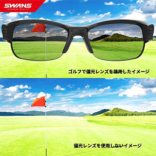 SWANS( Swanz ) sunglasses glasses . attaching . clip-on fixation type SCP-12 BR2 polarized light Brown 2