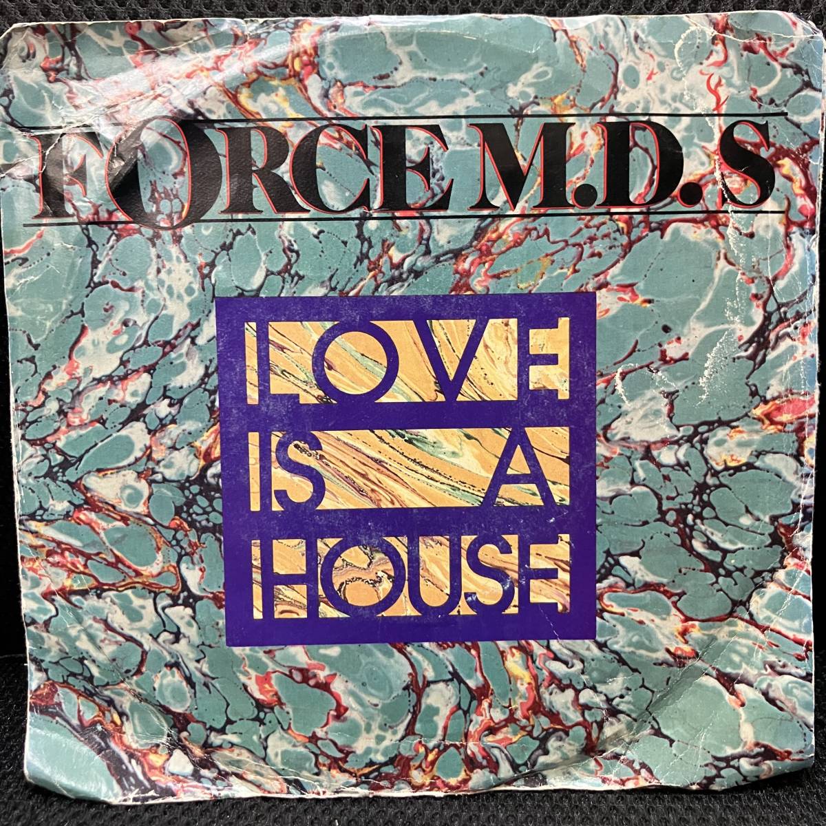 7インチ HIPHOP,R&B FORCE M.D.S - LOVE IS A HOUSE シングル レコード 中古品_画像1