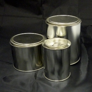 ブリキ缶1L(丸缶φ110×130H)，1箱(48個)