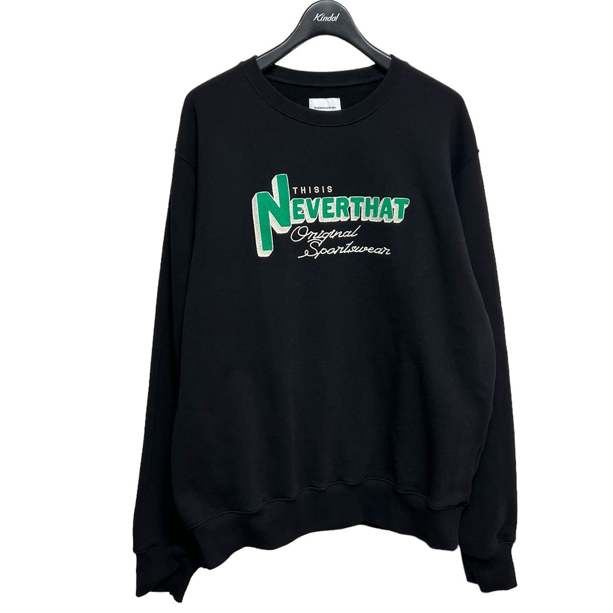 ディスイズネバーザット thisisneverthat　 TNT League Crewneck ロゴパッチクルーネックスウェットシャツ 商品番号：8071000125101