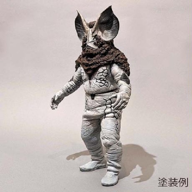 即決 ビリケン商会 イカルス星人 リアルモデルキットシリーズ ソフビ ☆新品～未開封☆ BILLIKEN SHOKAI soft vinyl model kit_塗装済み組立の参考画像