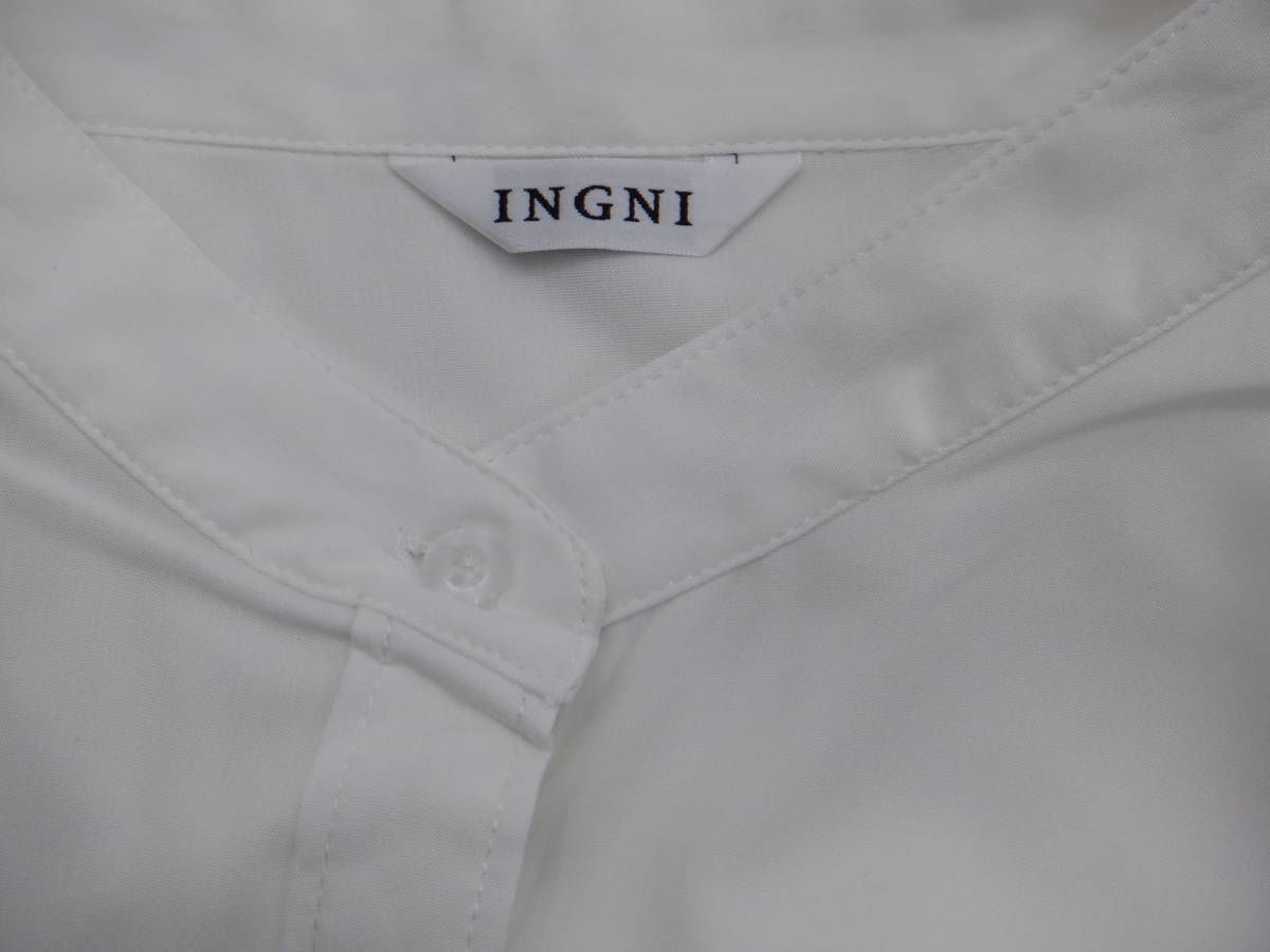 【新品】【INGNI イング】ジャガードベスト＋バンドカラーシャツ SET/クロ【同梱可能】【トップス】【ニット】_画像8