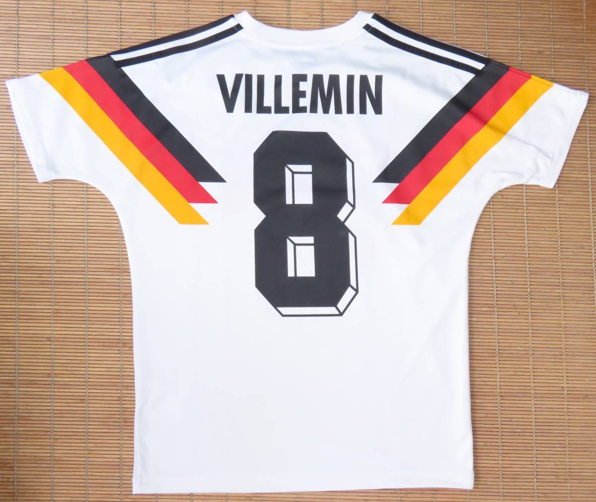 2 正規品 アディダスオリジナルズ製 2014 ドイツ #8 ヴィルミン～スケートボードシャツ 半袖 ユニフォーム Tシャツ ユニフォーム型Tシャツ