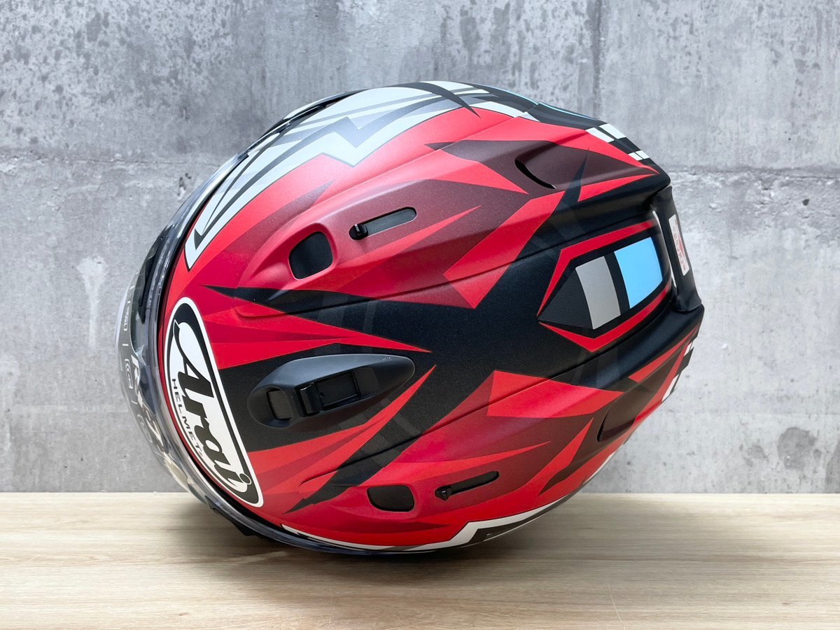 I-12061HY1217Y42XY23 アライ Arai RX-7X TAKUMI フルフェイス ヘルメット Mサイズ 極美品 未使用社外シールド付き 高橋巧 インボイス対応_画像6