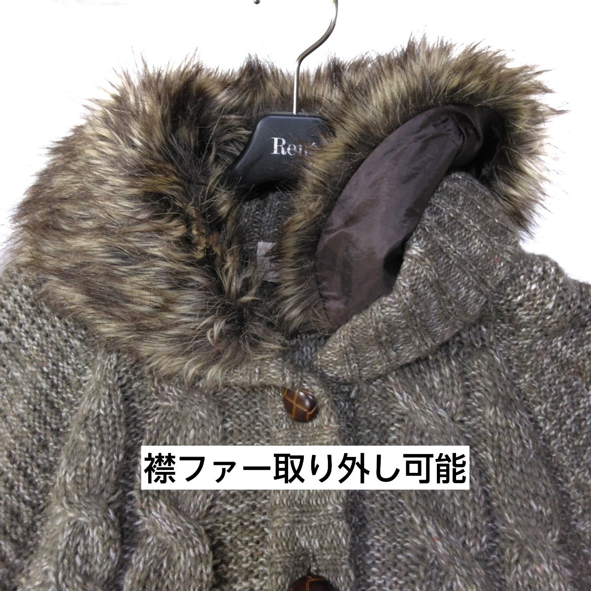 365 【大きいサイズ 4L】 putietat ニット ポンチョ アウター 365 【大きいサイズ 4L】 putietat ニット ポンチョ アウター