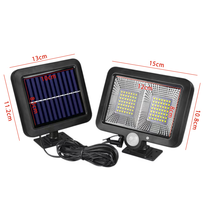 自動点灯センサー太陽光発電 LEDソーラーライト センサーライト ポーチライト　防水　屋外照明 作業灯　防犯ライト_画像6