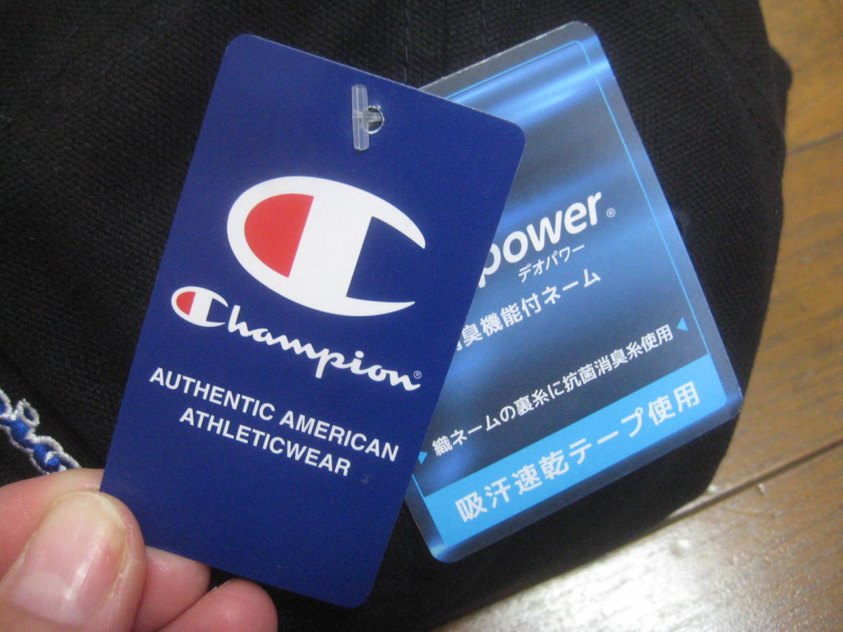 一点物!! 未使用品 訳あり Champion チャンピオン ロゴキャップ deopower デオパワー 半永久 消臭機能_画像10