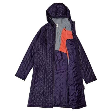 TB475.@ adidas quilting long cotton inside bench coat lady's protection against cold sport wear M size 