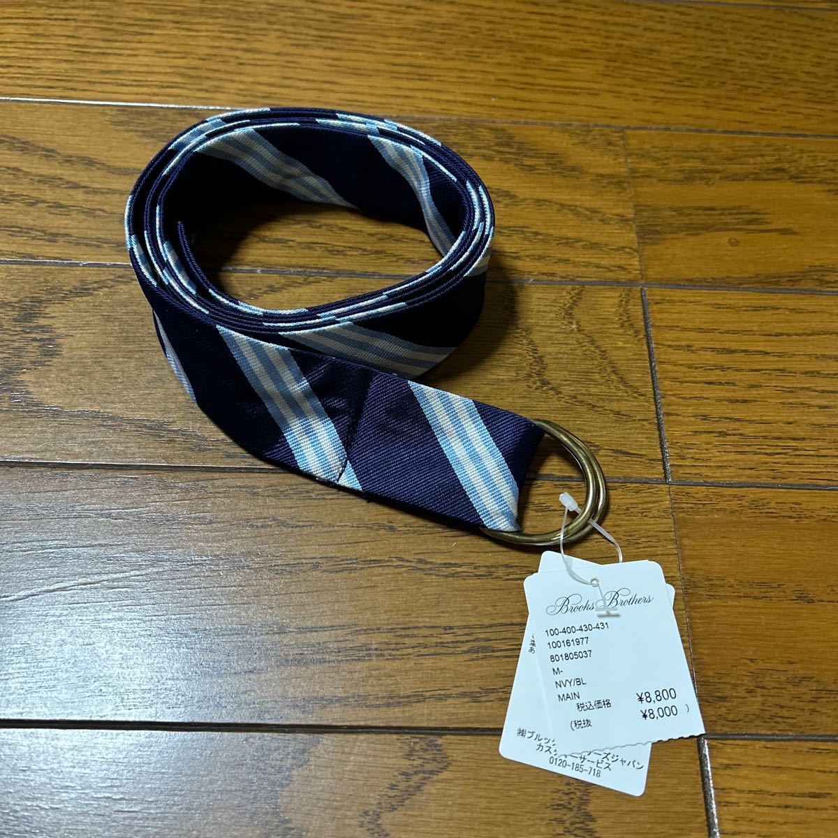 ③ new goods regular USA made Brooks Brothers silk material ribbon belt America made ring belt brooksbrothers knitted tie bow Thai butterfly necktie 